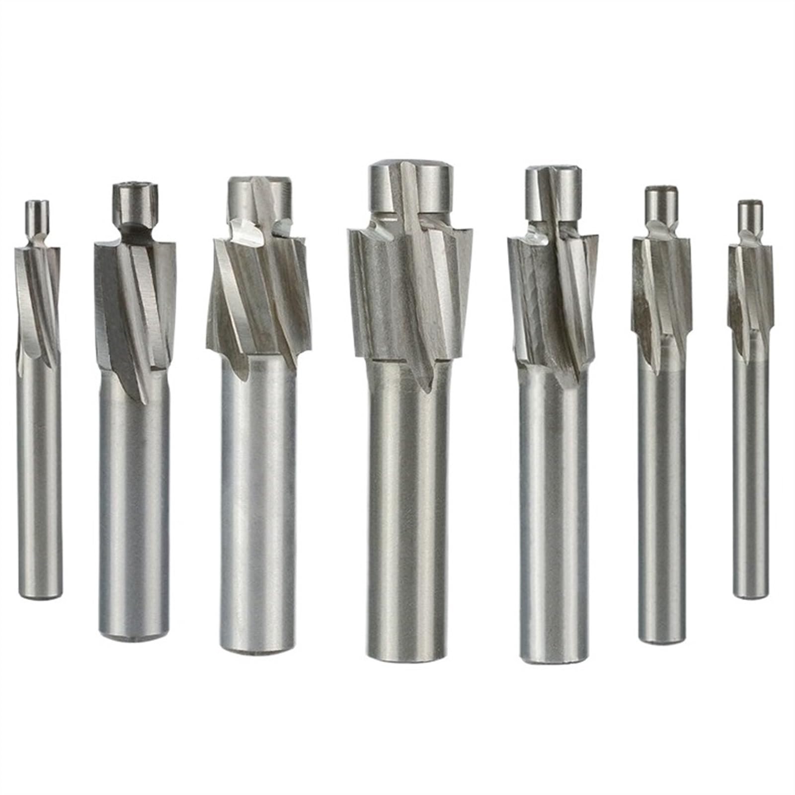 Fresa De Extremo Avellanado HSS De 4 Flautas, Herramienta De Ranurado Piloto De M3-M20, Cortador De Fresado, Fresas De Extremo De Avellanador, Herramienta De Fresado De Máquina CNC (Size : 16.5x26x12