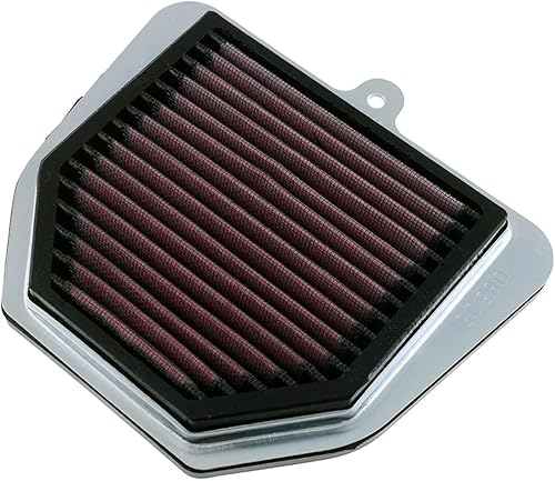 K&N Filtro de aire del motor: Alto rendimiento, Premium, Powersport Filtro de aire: Se adapta a YAMAHA 2006-2015 (FZ1, FZ1 Fazer, FZ8, FZ1N, FZ1S)