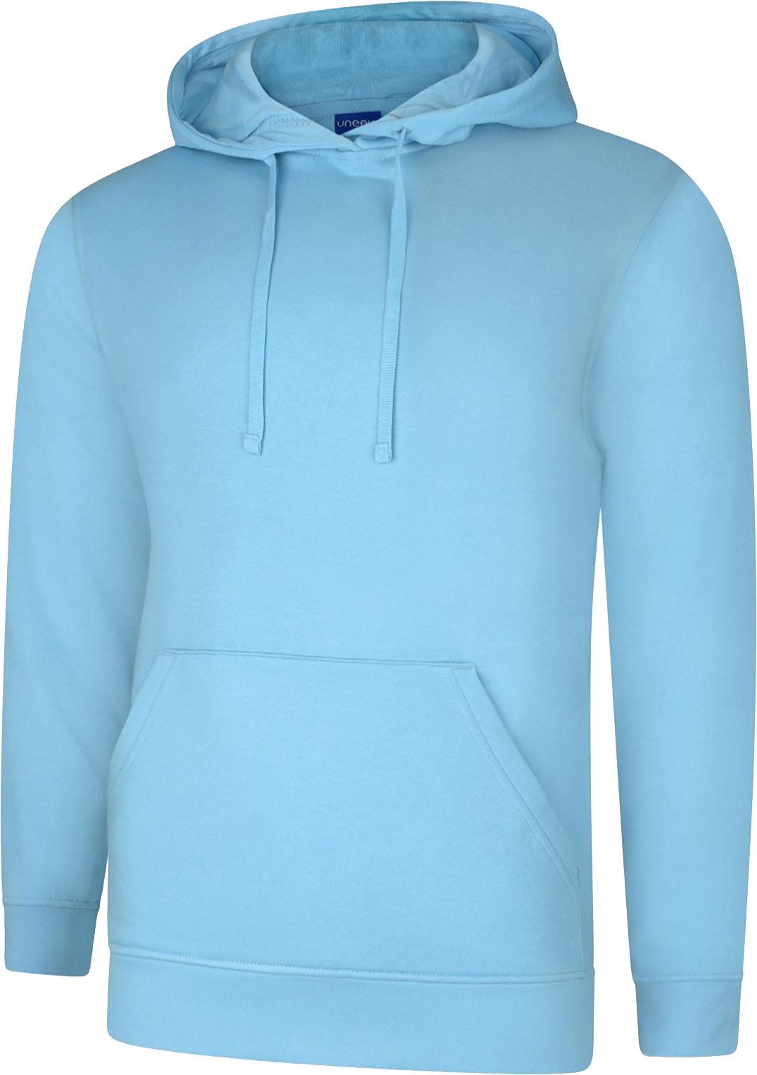 Uneek Uc509 Deluxe Hooded Sweatshirt Sky Xl