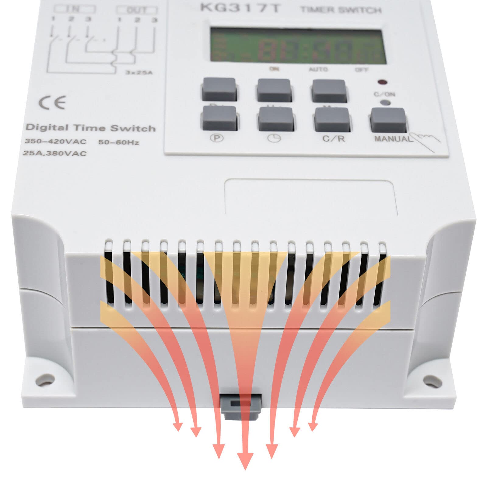 380 V, 3 fasi, programmabile, timer programmabile, 25 A, timer programmabile, timer programmabile