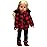 Sophia\'s 18 Doll Buffalo Check Fur Trimmed Coat, Check Scarf, Leggings & Check Boots