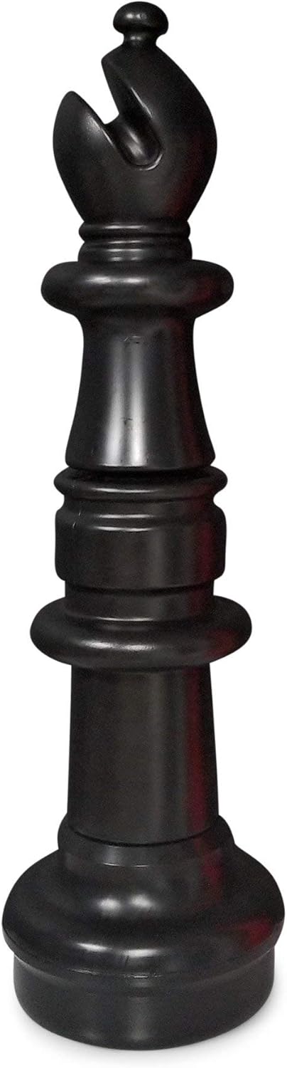 MegaChess Individual Chess Piece - Bishop - 33 Inches Tall - Black