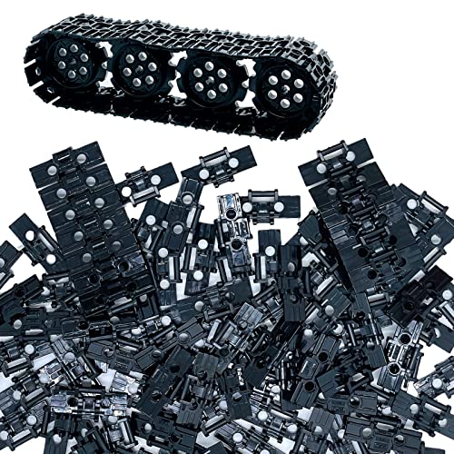 Miutrue 108Pcs Technical Parts Tank Track Wheels Treads Chain Links Motorcycle Car Accessories...