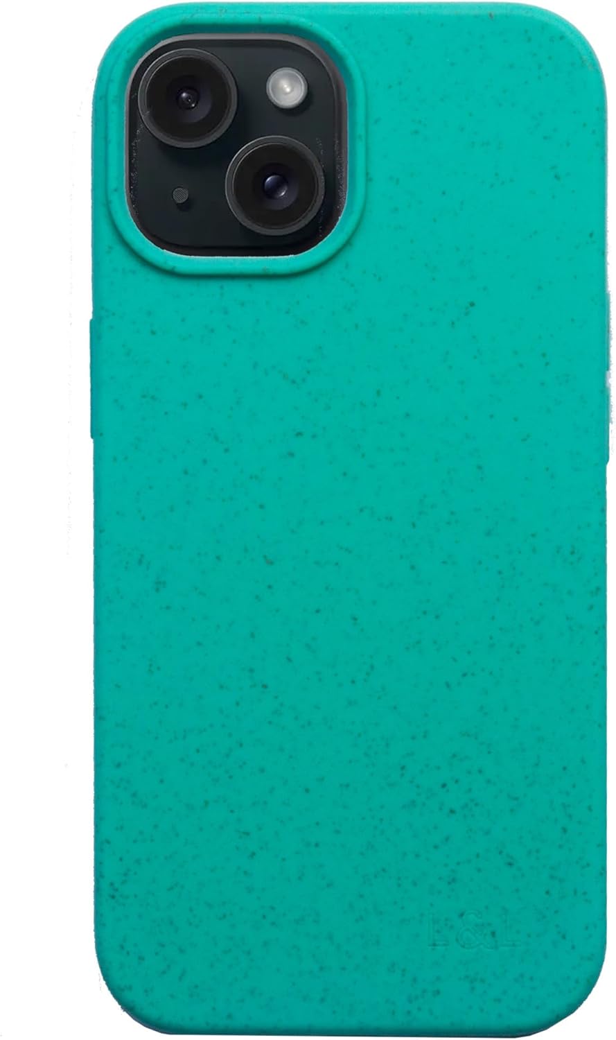 LOAM & LORE Biodegradable Phone Case for iPhone 15, Plastic Free Eco Friendly Phone Case, Plant Based Compostable iPhone 15, Premium Zero-Waste Phone Cover (Mint) - Image 4