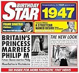 1947 BIRTHDAY GIFT - 1947 Chart Hits CD and 1947 Birthday Card