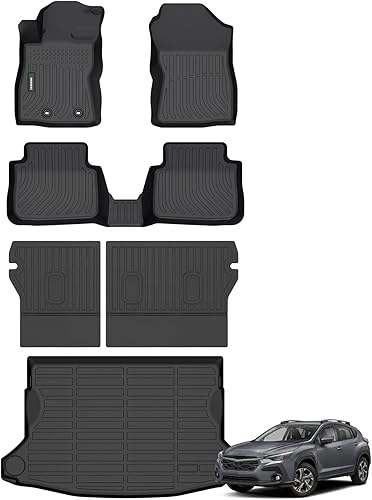 Vista 14 de Tapete para piso y protector de carga para automóvil, tapete para maletero, accesorio, color negro