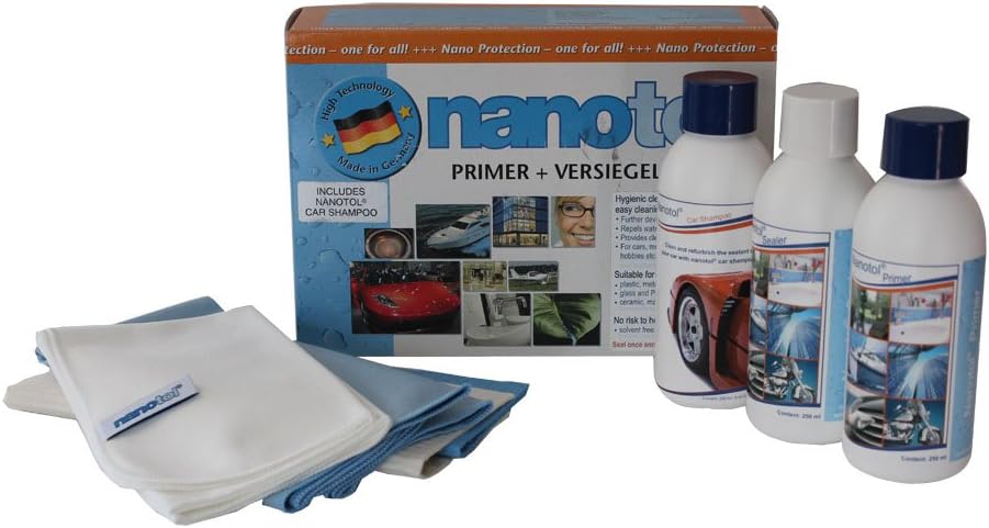 Nanotechnology Car Protection Nanotol Combo Set Primer + Sealant + Shampoo 8.5oz