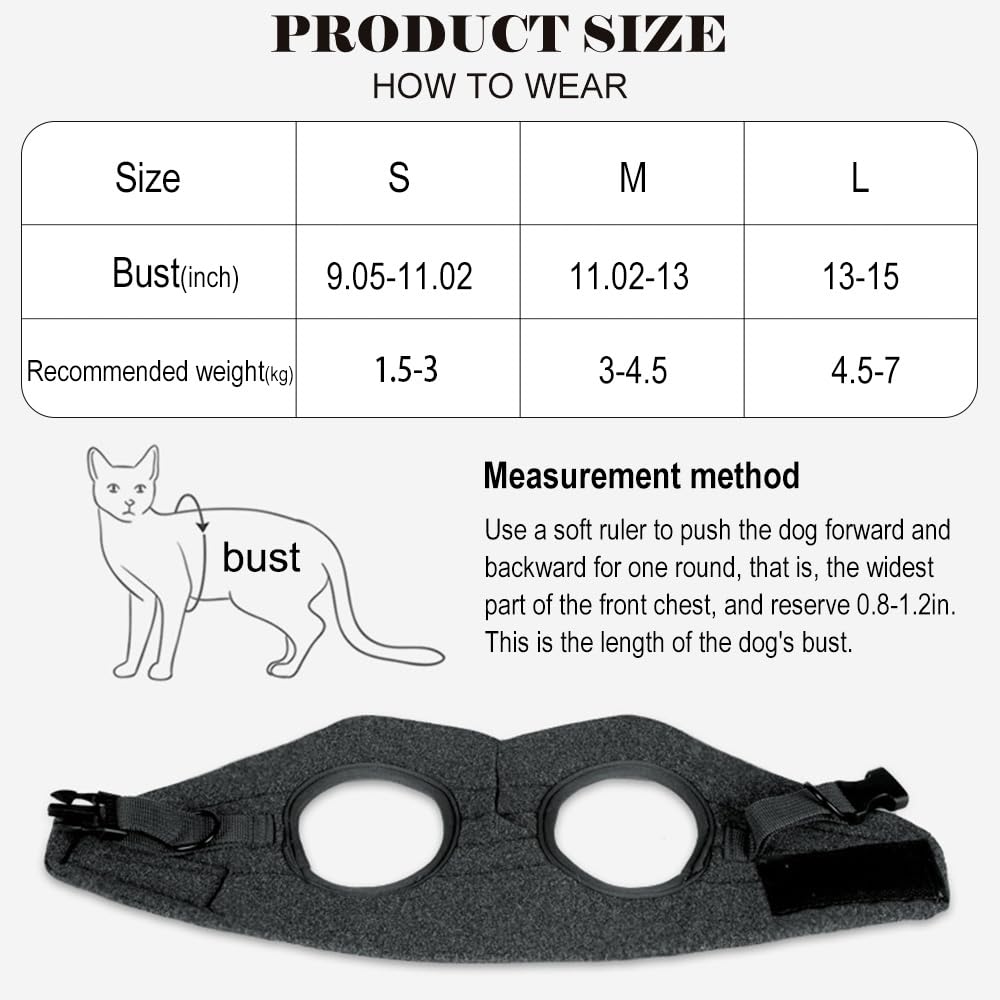 Pettorina Gatto Traspirante Antifuga Chiusura Velcro Regolabile