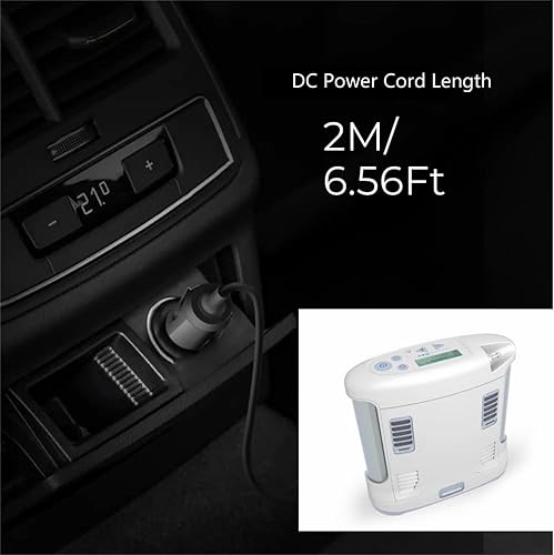 Miniatura 2 de DC 12V a 24V Cargador de coche para Oxygo Next, OxyGo FIT, concentrador de oxígeno portátil (POC) 1400-3000 Oxy go SKU Parte # 1400-1050 Oxy gen