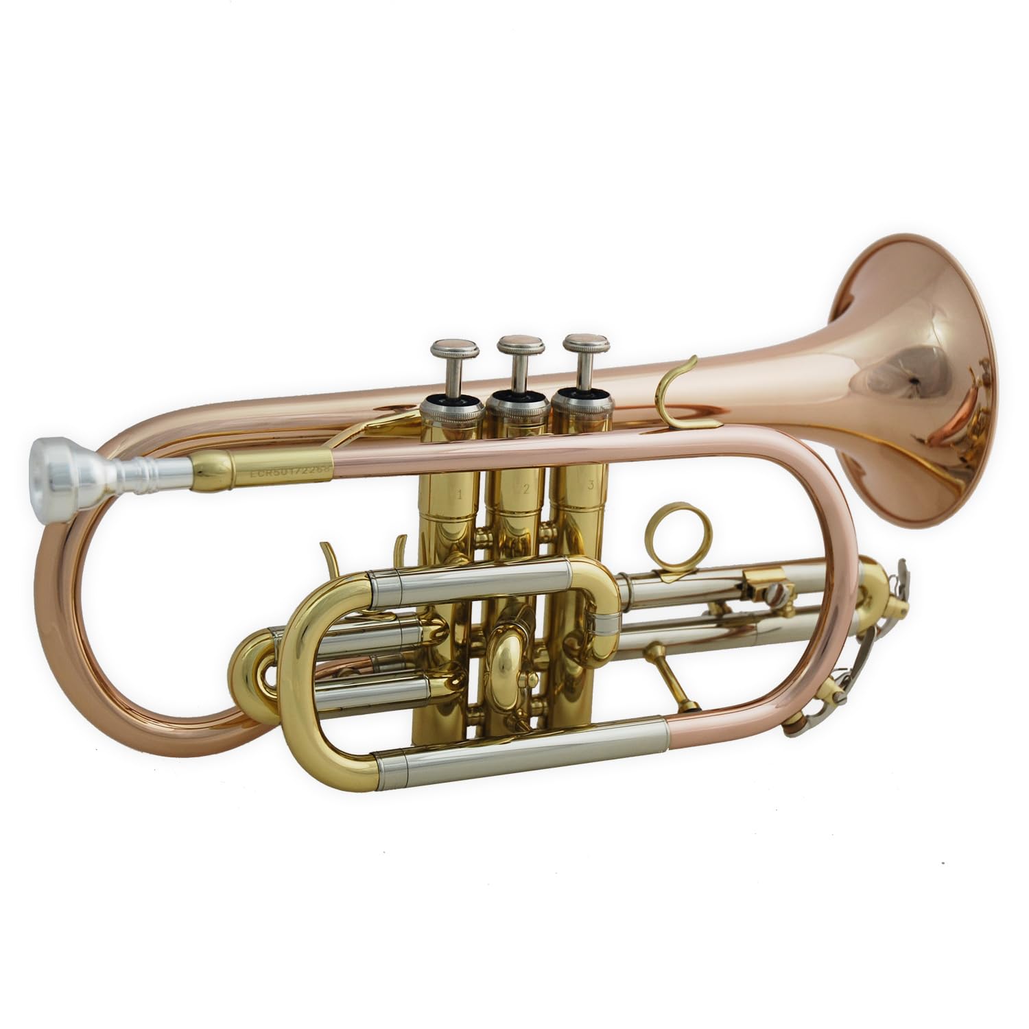 Soundman ECR-501R Kornett in Goldmessing - mit Mundstück und Koffer