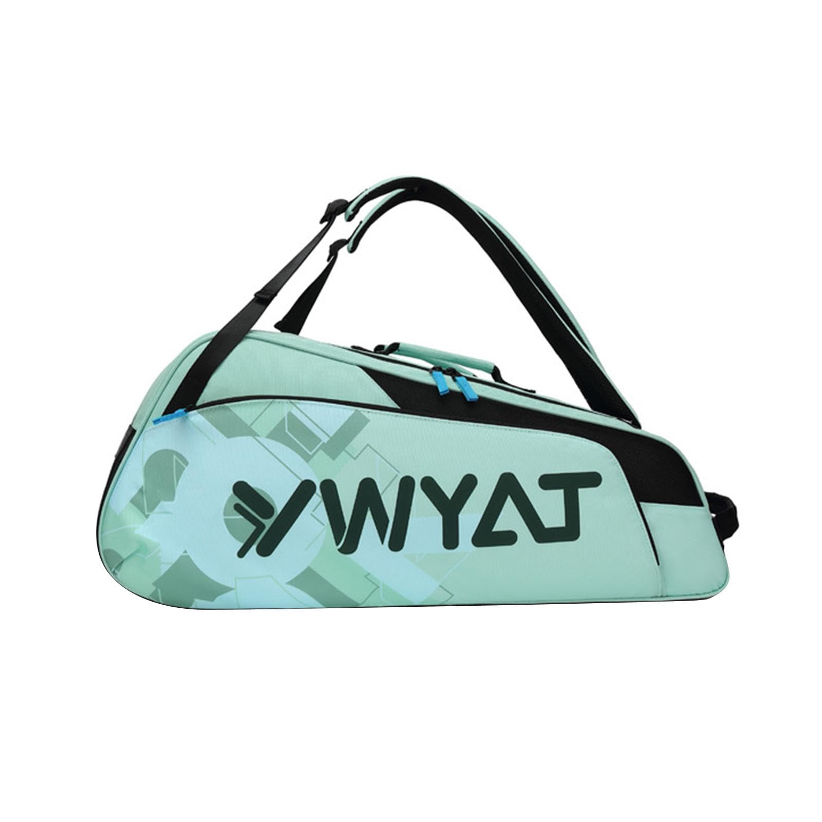 Milageto Raqueta de Bádminton Bolsa para Raquetas Deportivas con Compartimentos Múltiples Cubierta Protectora Portátil de Lona Y Correa Ajustable Adecuada para
