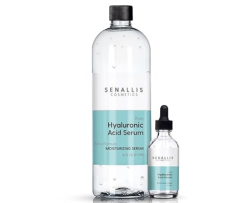 Suero de ácido hialurĂłnico de 16 onzas lĂquidas y 2 onzas lĂquidas hecho de ácido hialurĂłnico puro antiedad antiarrugas hidratante ultra hidratante Suero de ácido hialurĂłnico de 16 onzas lĂquidas y 2 onzas lĂquidas hecho de ácido hialurĂłnico puro antiedad antiarrugas hidratante ultra hidratante