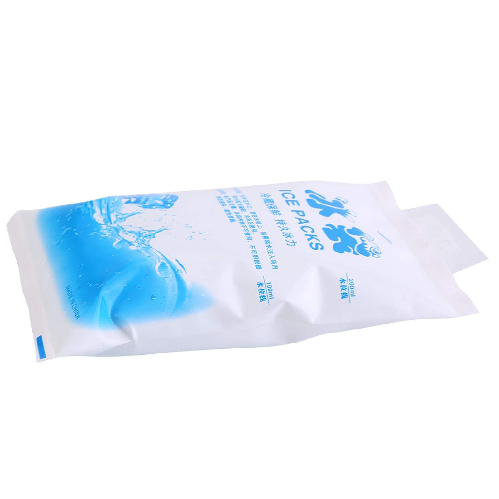 10 Pezzi Borsa Ghiaccio Istantaneo gel Riutilizzabile Congelabile per Sport Primo Soccorso Trattamento Lesioni 200ml
