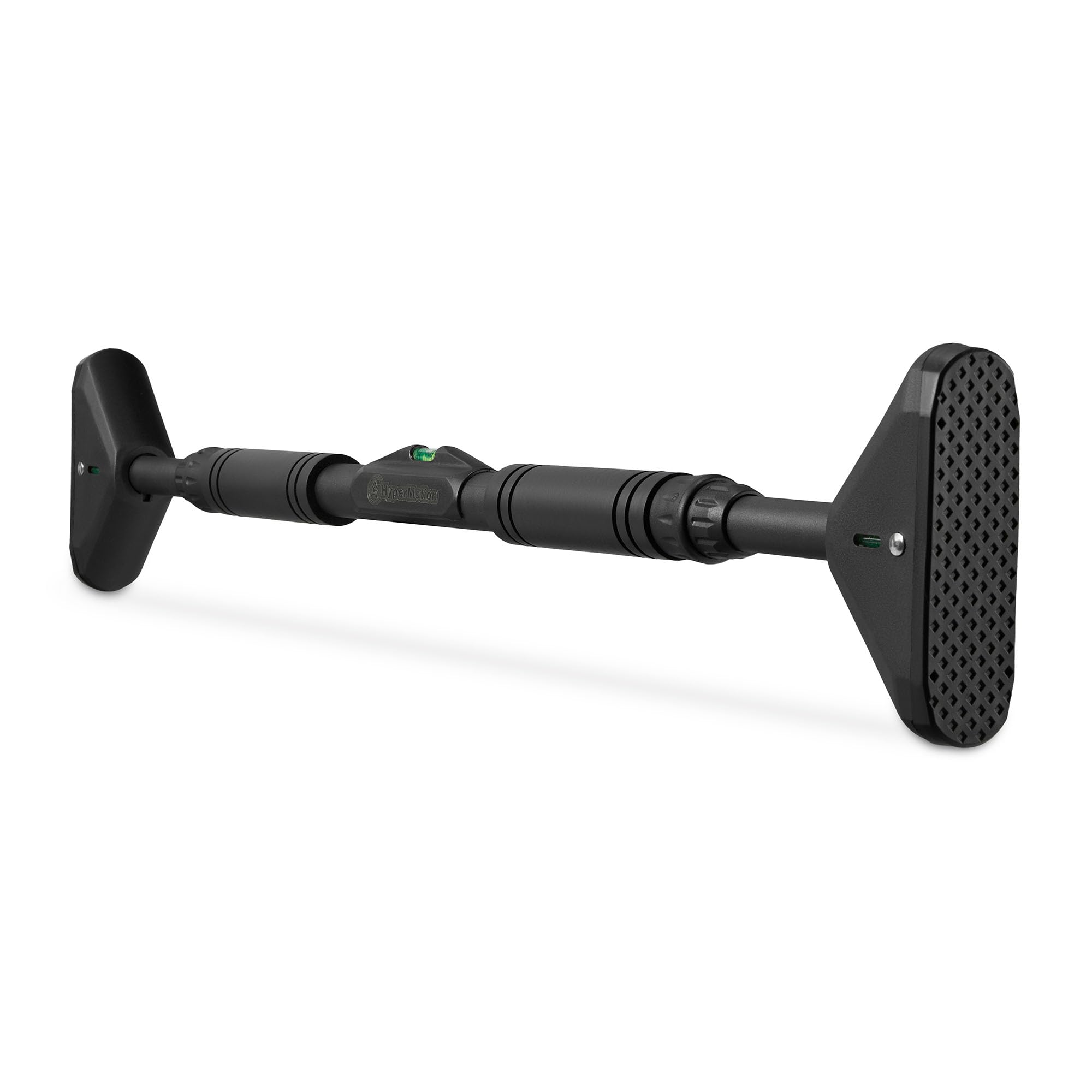 HyperMotion Asta di espansione, regolabile 70-100 cm, portata 200 kg, senza foratura, supporti in schiuma NBR, livella integrata, punte TPR, nero
