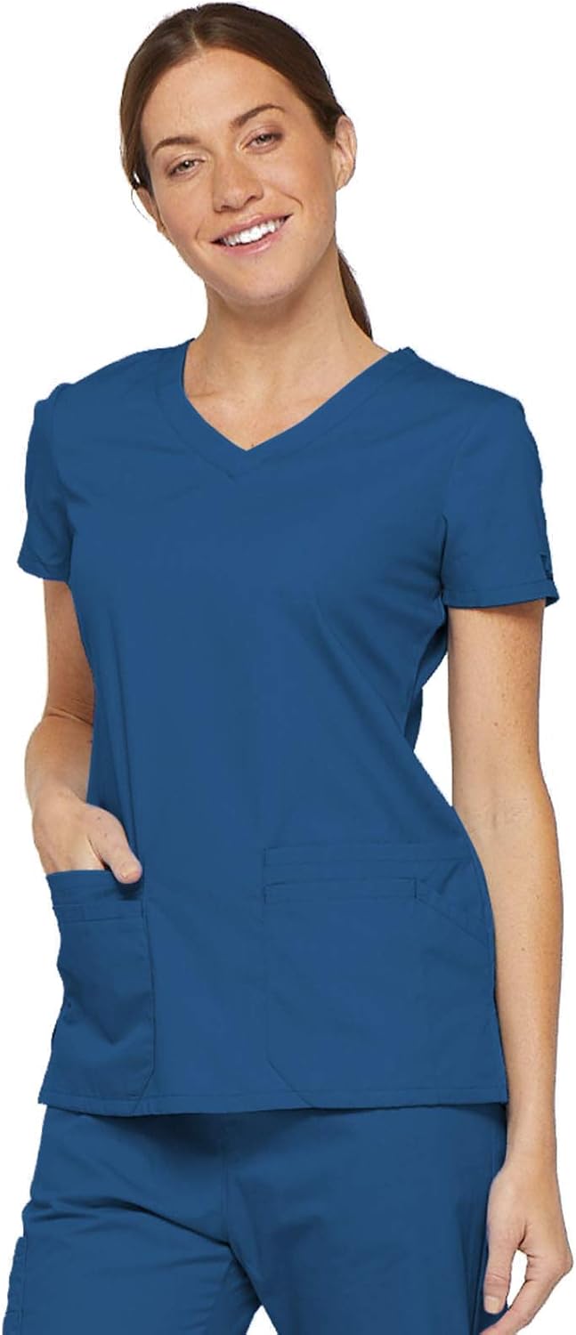 Dickies Scrubs Top for Women, V-Neck Womens Scrub Tops, Contemporary Fit with 4 Pockets - 85906 - Image 5