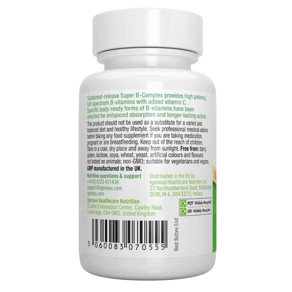 Super High Strength B Vitamins with folate, B6 & B12 Plus