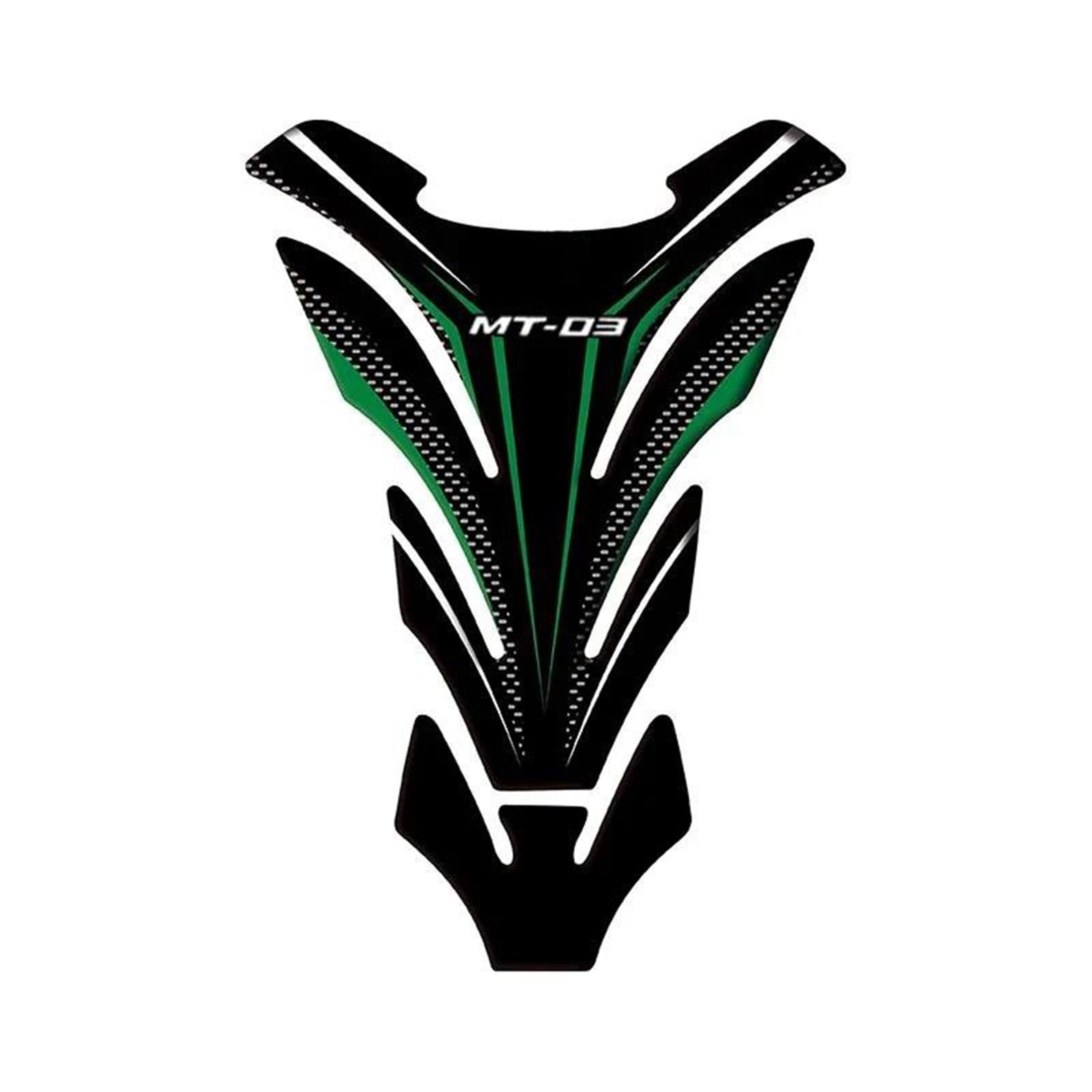 Motorcycle Fuel Tank Pad Stickers Protection Decorative Decals Fuel Tank Pad Stickers for Yamaha MT-03 MT03 Mt03(Style 1)