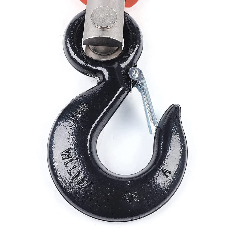 Industrial Heavy Duty Hanging Scale with Handheld Meter for Crane and Construction Use (Orange 10T)
