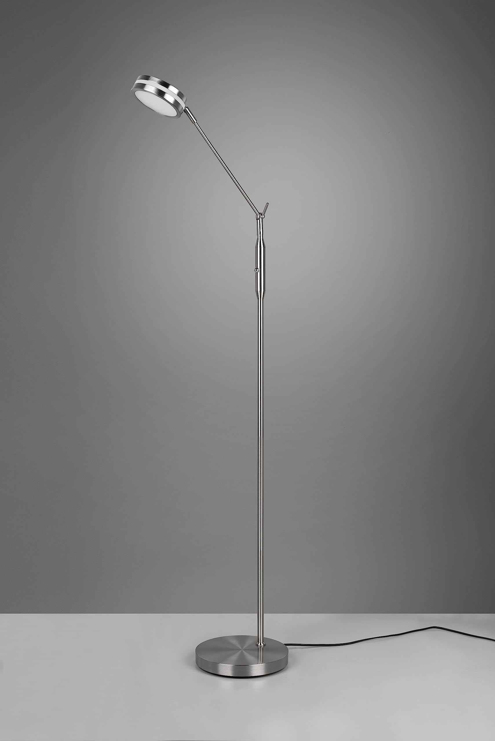 Trio Lighting Lampada da Terra, Nichel Opaco
