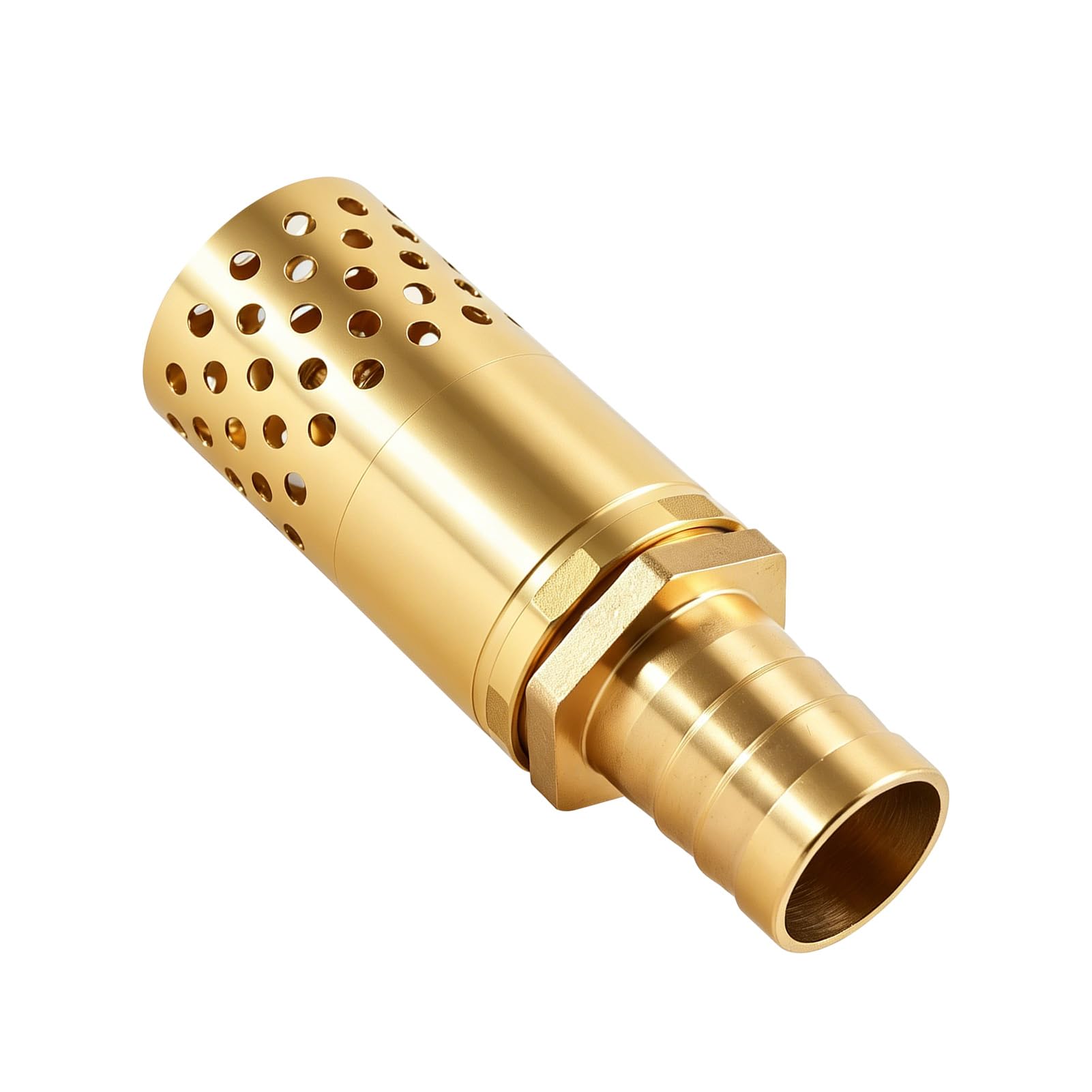 Mosiężny zawór zwrotny 1 cal, zawór zwrotny z przyłączem gwintu zewnętrznego 1", zestaw filtrów ssących 1", nierdzewny i wodoszczelny, do rur ssących, pomp, ogrodu