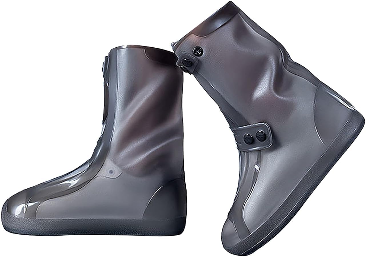 NH Fashion Hub (1Pair Waterproof Shoe Covers - Reusable Rain Shoe Covers - Washable Durable Slip Elastic Overshoes for Outdoor Silicone Shoe Covers Non Slip Rain Shoe Cover. (6 UK, Grey) (B0D4ZHQ4TN) Amazon Price History, Amazon Price Tracker