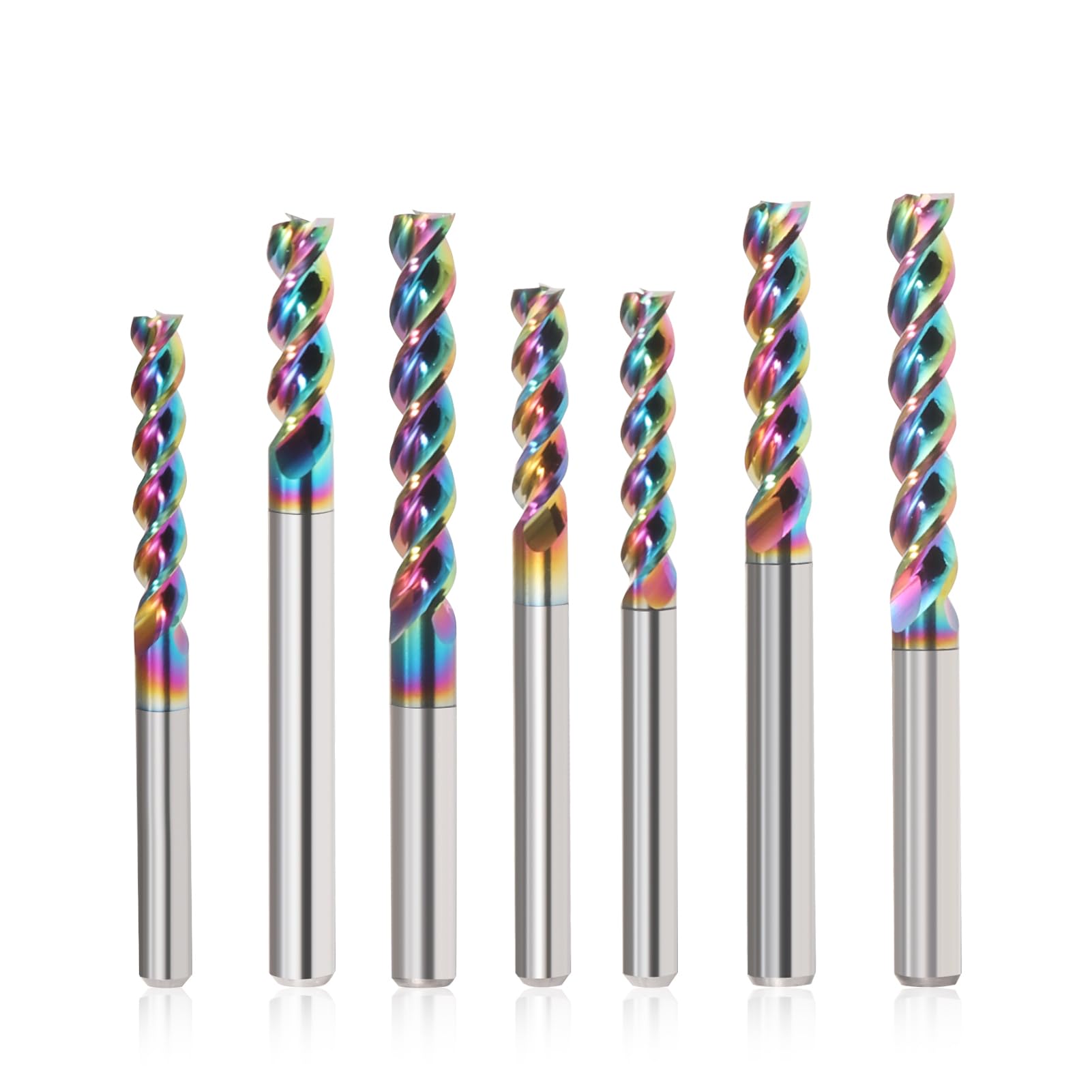 1 Stücke 1,0 Bis 12mm HRC56 DLC Beschichtet 3 Flöten U Slot Spiral Schaftfräser Werkzeuge Alu Fräser for Aluminium Legierung(12dx35Hx12Dx75L)