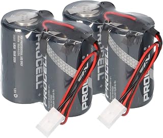 Set Batteriepack kompatibel ABUS Security-Center 2WAY-Funk-Außensirene 3V Procell FU2986 FU8220 FU8222 FUSG50000
