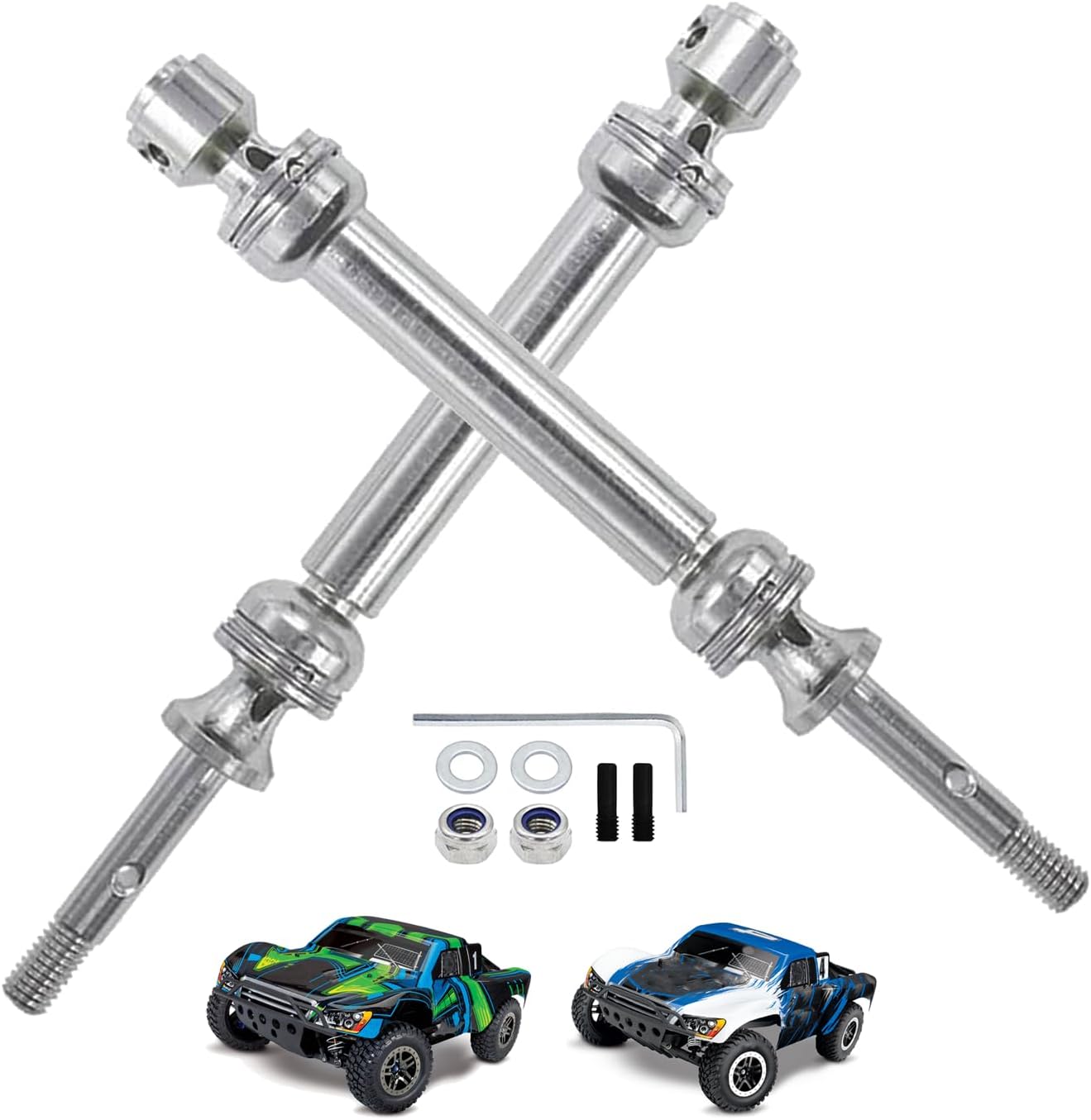 BingHFobbyHuo Rear Drive Shaft CVD Upgrades Part for 1/10