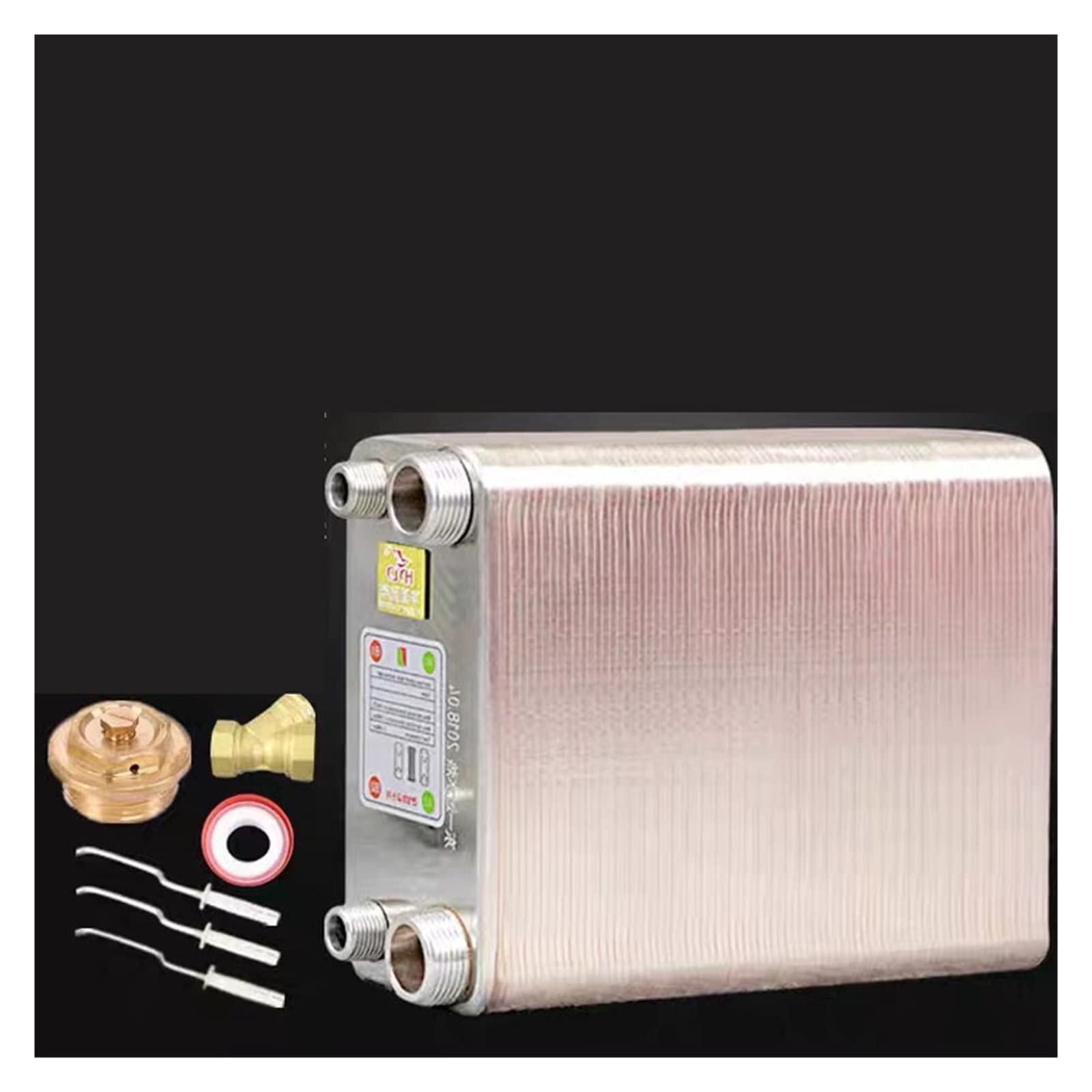 Accessori per il sistema di riscaldamento centrali 100 piastre d'acqua in acqua scambiatore di calore scambiatore in acciaio inossidabile scambiatore di calore in acciaio a calore brasaplo scarpone ac