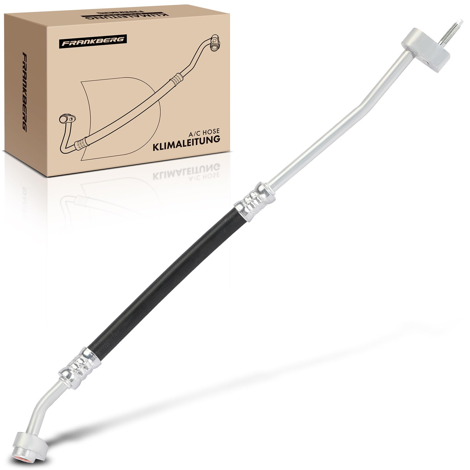 Frankberg Tubo di Carica Refrigerante Compatibile con K.u.g.a III DFK 2.5L Focus III Turnier 1.5L Focus IV Turnier HP 1.5L Focus IV HN 1.0L K.u.g.a III DFK 2.0L Replace# F1F119D567AB