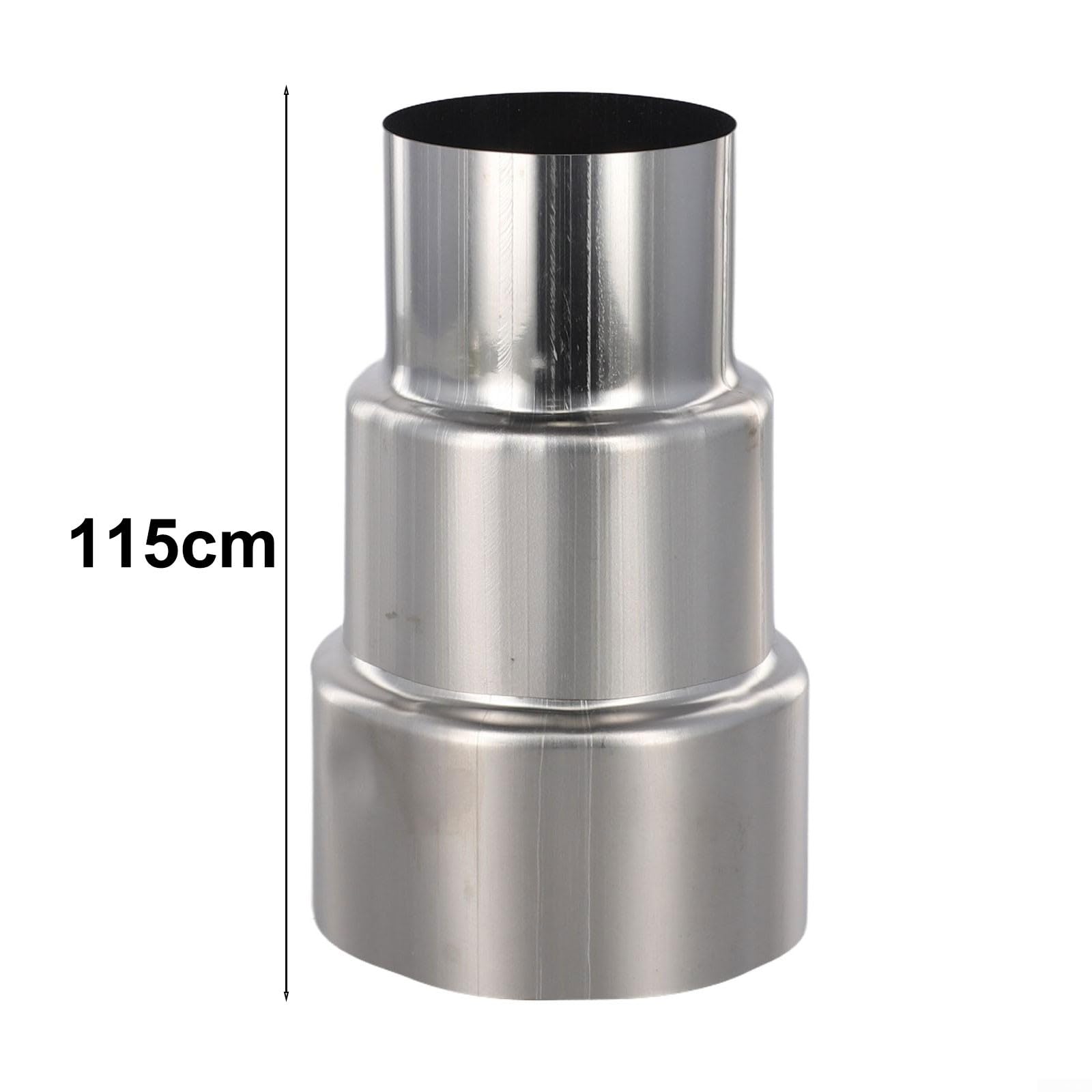 Riduttore Per Canna Fumaria In Acciaio Inox – Connettore Adattatore Per Tubi Da 120 Mm A 60 Mm, Resistente Alle Alte Temperature