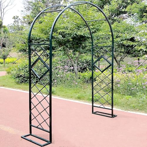 Arche de jardin en métal réglable 140-300cm pour plantes