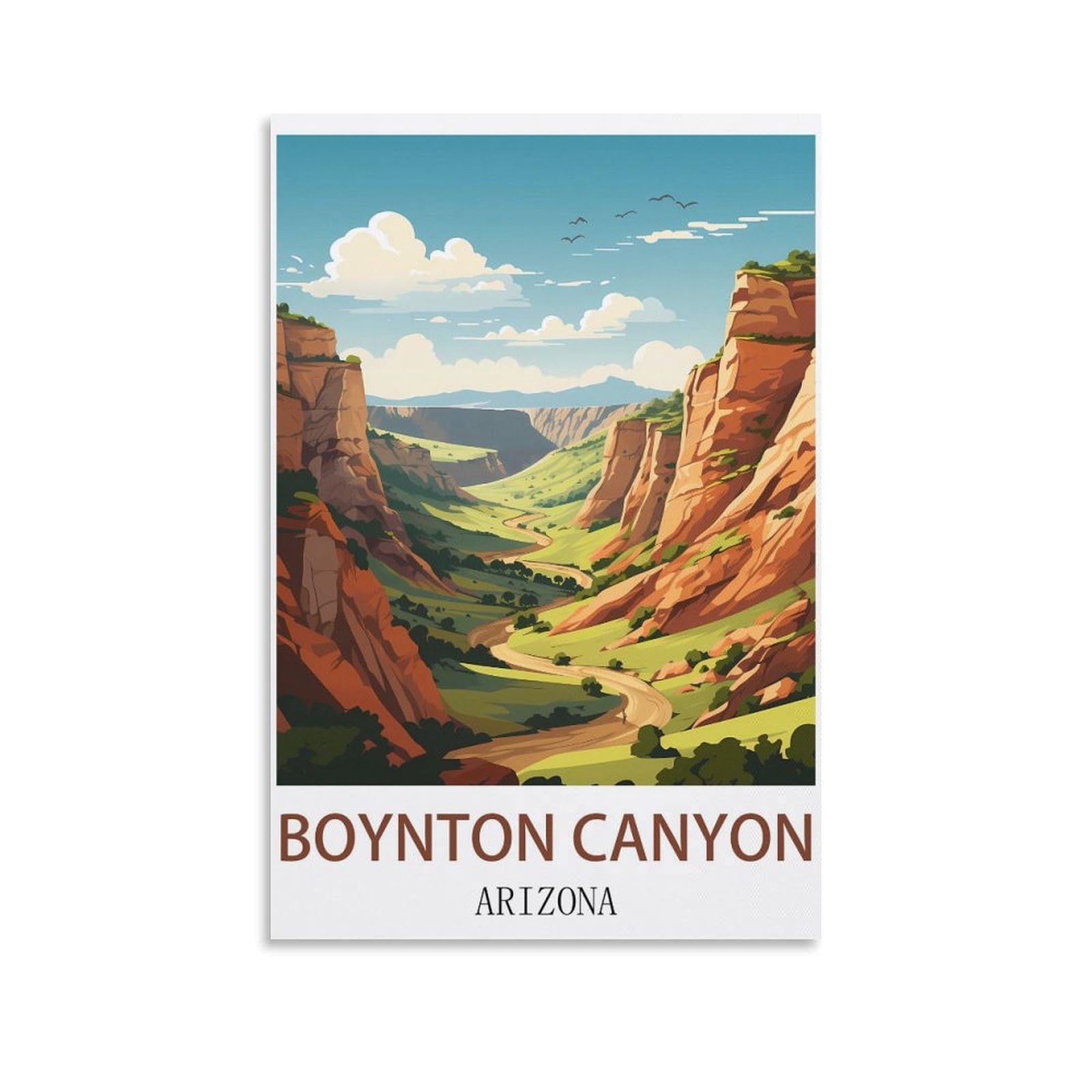 EZMLFA 5D Diamond Art Kits for Beginner,Boynton Canyon Arizona Crystal Rhinestone Embroidery Craft Kits for Home Wall Decor Gifts, 50x60cm