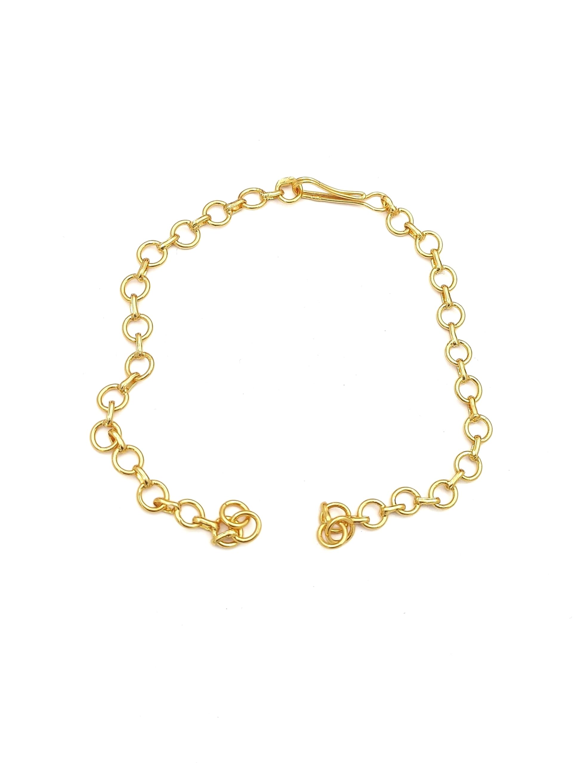 One Gram Plated Back Chain Necklace