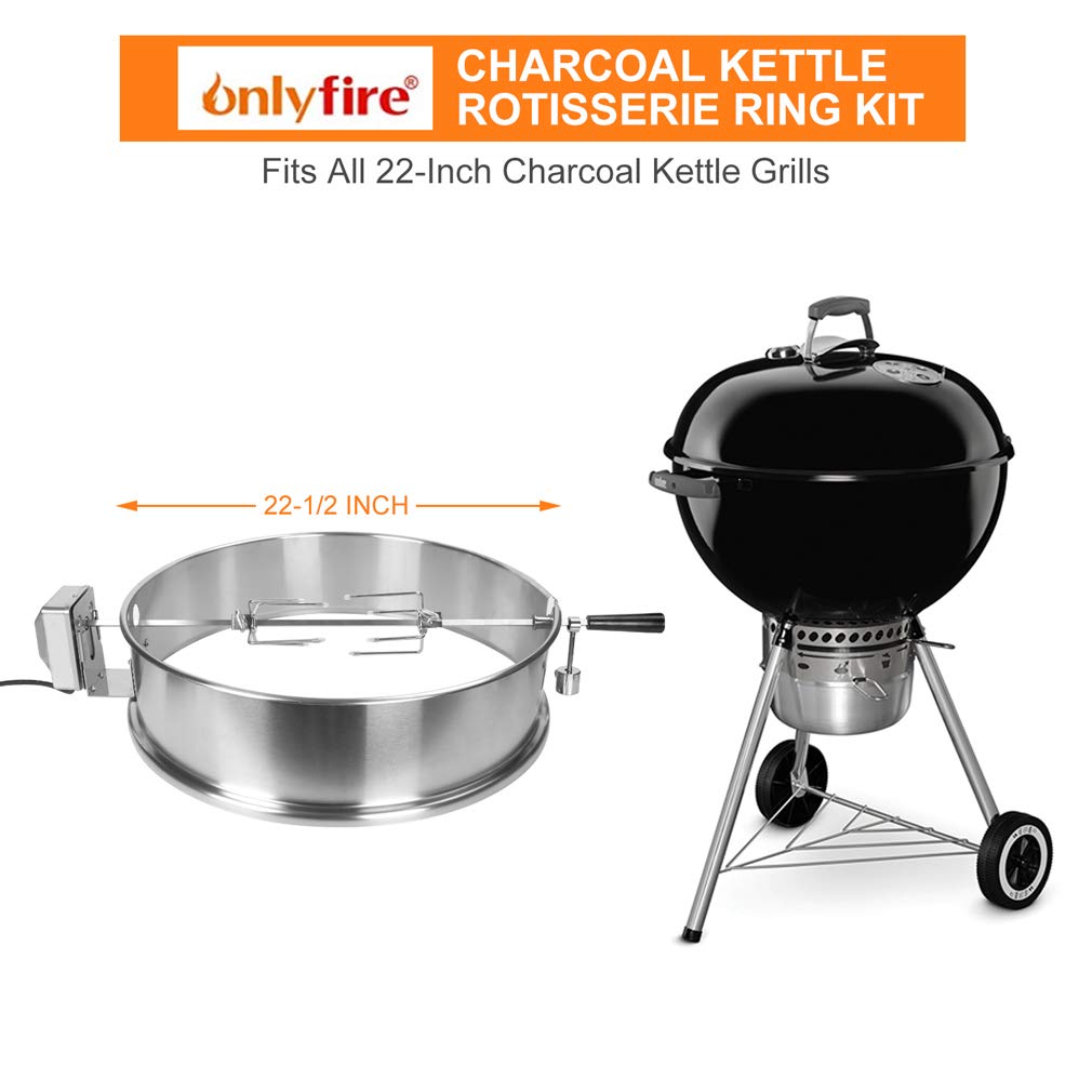 Buy onlyfire Stainless Steel Rotisserie Ring Kit Barbecue Accessories