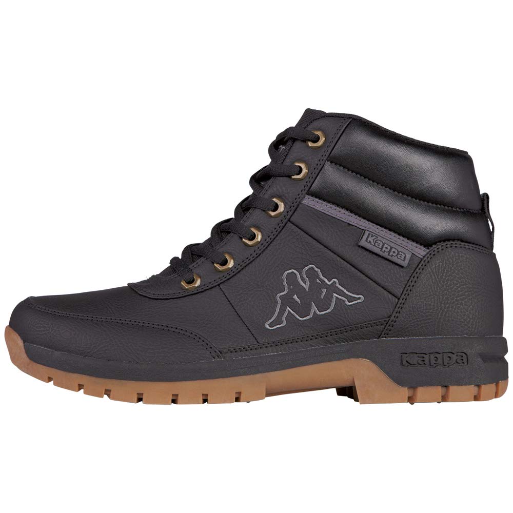 Kappa Unisex Bright Mid Light 242075-1616 Combat Boots, 1111 Black, 10 UK