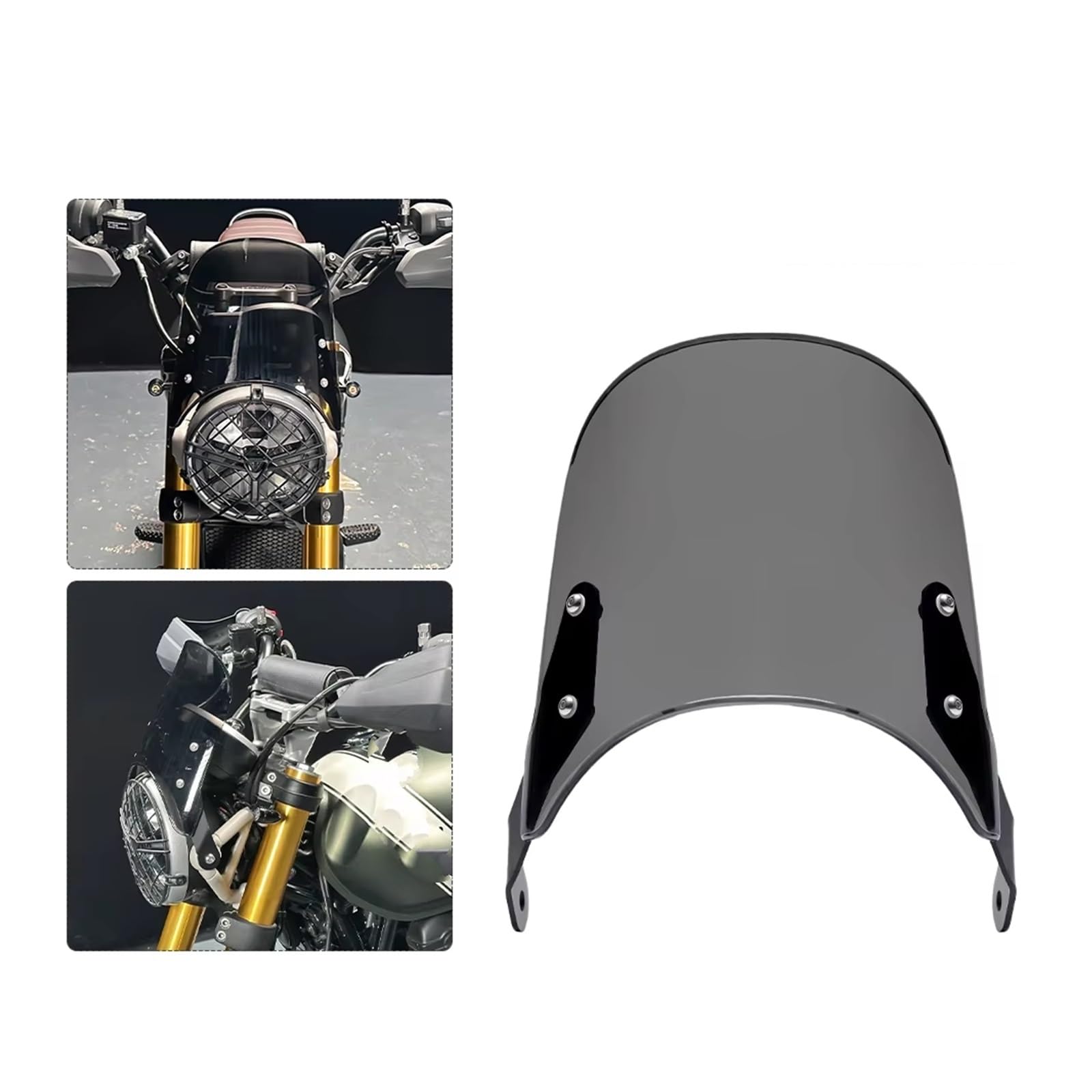 para Scrambler 400X para Speed 400 2024 2025 Carenado Faro Delantero Deflector Aire Pantalla Protectora Viento Parabrisas Motocicleta Parabrisas Pantalla para Moto