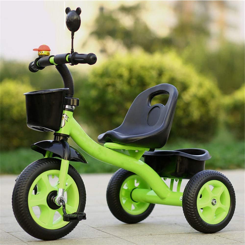Amazon.co.jp: 三輪車トライクキッズ三輪車収納ビン付き、安全三角構造