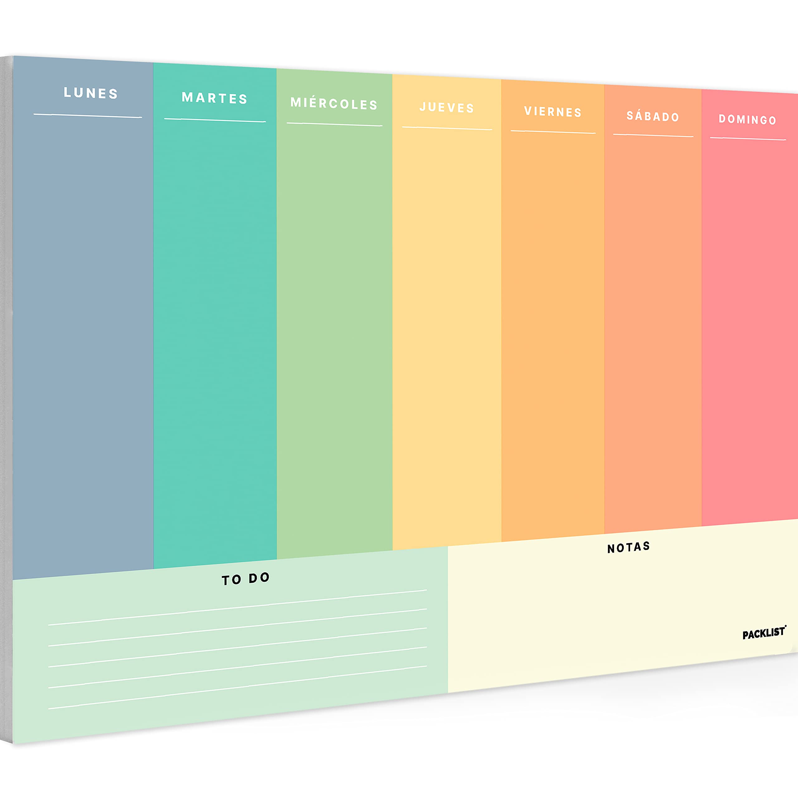 PACKLIST Planificador Semanal de Diseño Exclusivo