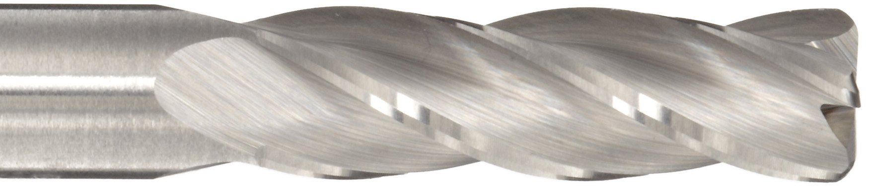 Melin Tool CCMG Carbide Corner Radius End Mill, Uncoated (Bright) Finish, 30 Deg Helix, 4 Flutes, 3