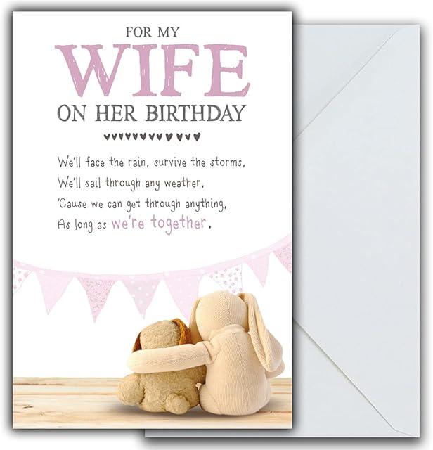 Wife Birthday Card, Nice Words Birthday Card Wife, Happy Birthday Card For My Wife, Wife Birthday Card For Her, Greetings Card, Wife Birthday Cards, Nice Words Birthday Card Wife
