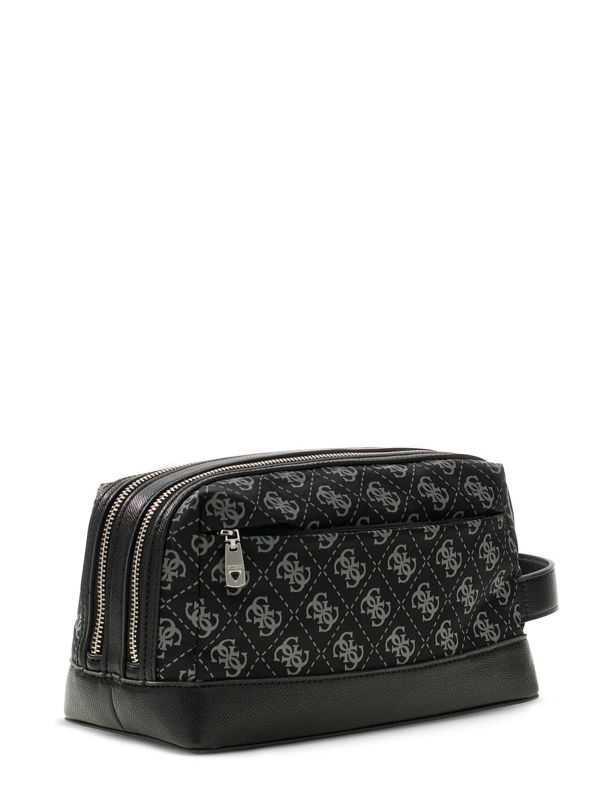 GUESS bolsa de utensilios Berlin Small Necessaire Dark Black negro