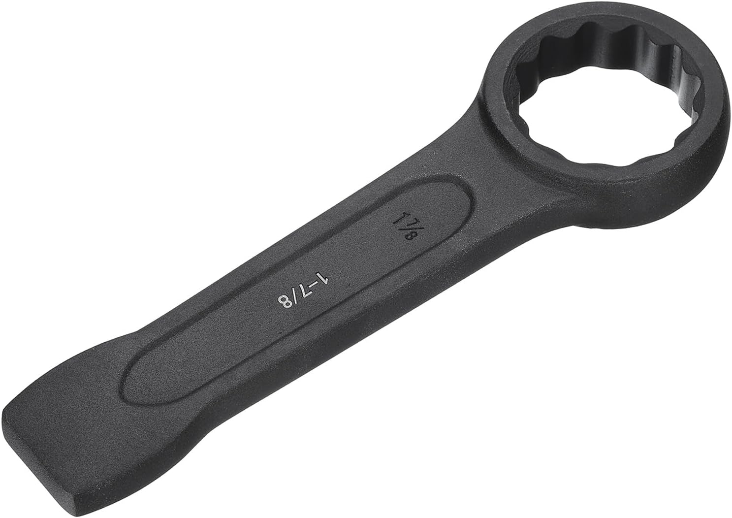HARFINGTON Striking Wrench 1-7/8" 12-Point Flat Strike Wrench Slogging Ring Spanner Straight Handle Box End Striking Wrenches