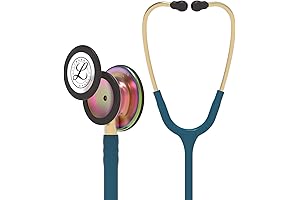 Classic III Rainbow Stethoscope With 27" Caribbean Blue Tube
