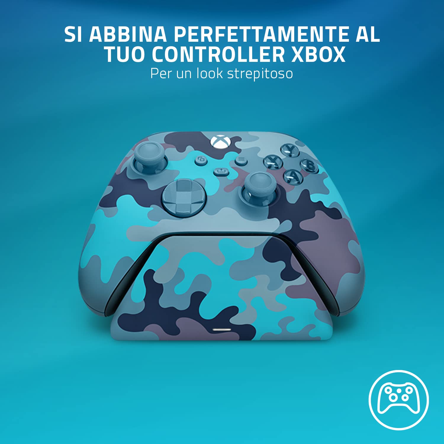 Base di Carica Universale per Xbox Mineral Camo - Dettaglio