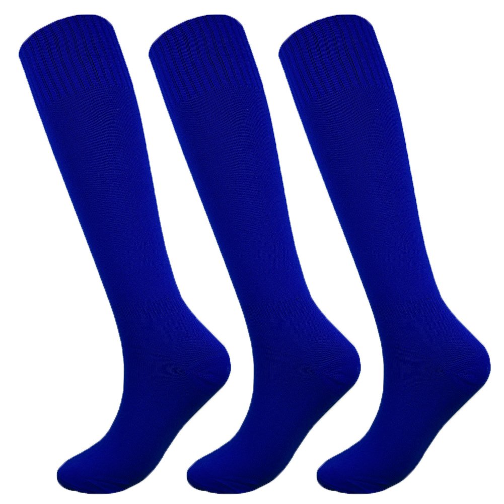 Fitliva Knee High Long Sports Socks Unisex Multicolor 3/6/12 Pairs