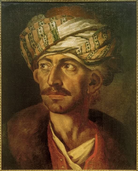 Impression d'affiches Théodore Géricault portrait d'homme déco murale salon toile