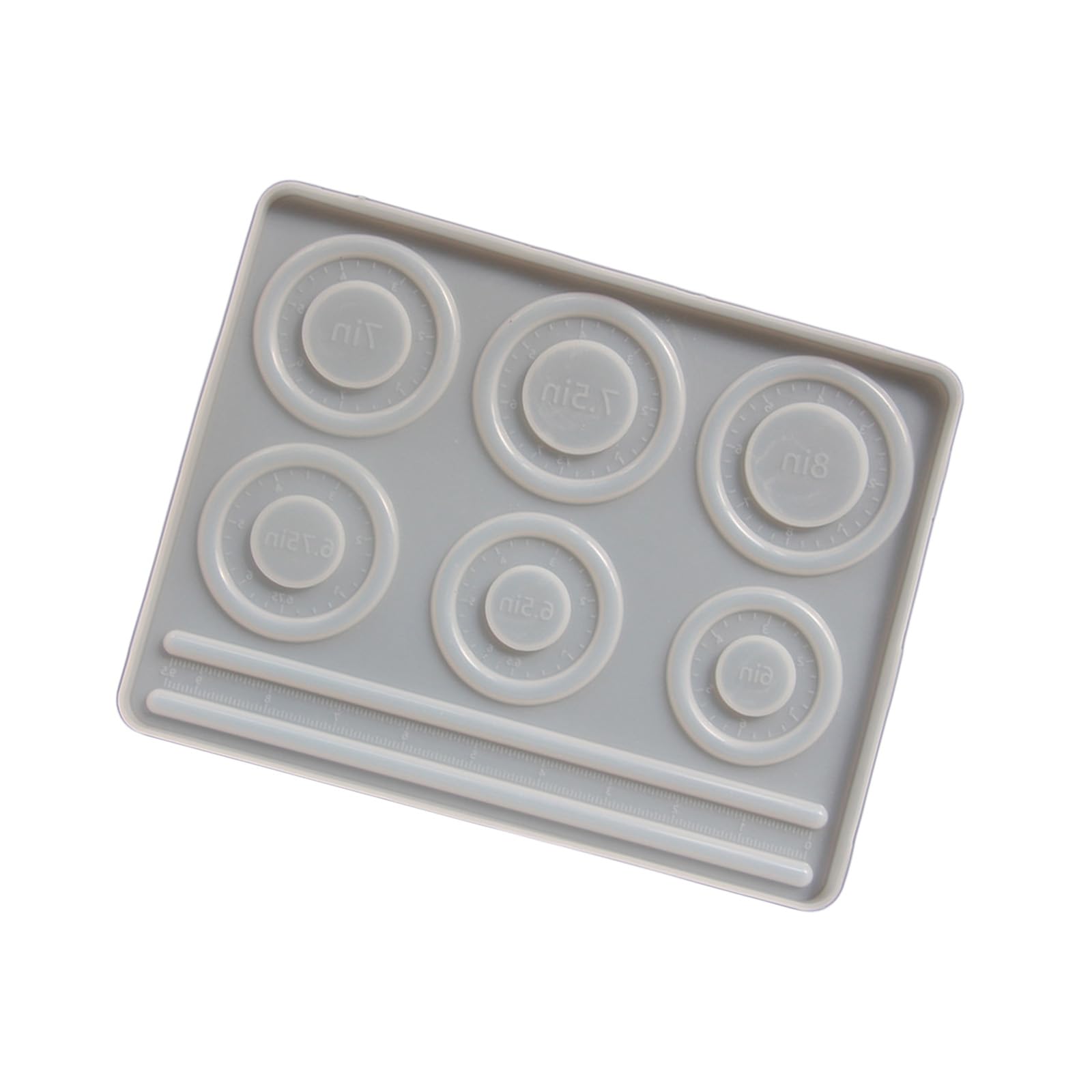 HUANGING Professional Elastomer Crafting Tray Foot Sized for Epoxy Rosin Art and Sphere Plan Smooth Face Unique Jewelry Creation Assemblies