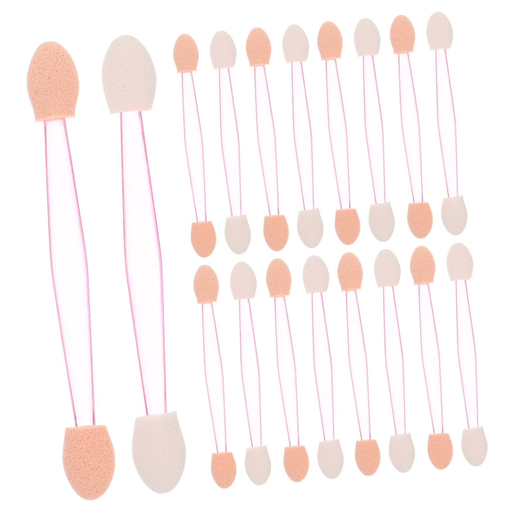 CLISPEED Eyeshadow Applicators Non-s Scratchy Sponge Tips Easy to Carry for Travel for Parties Weddings Daily Use Random