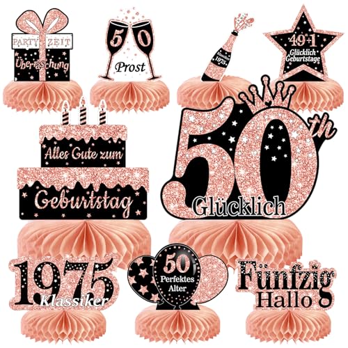Tischdeko Geburtstag 50 Frau
